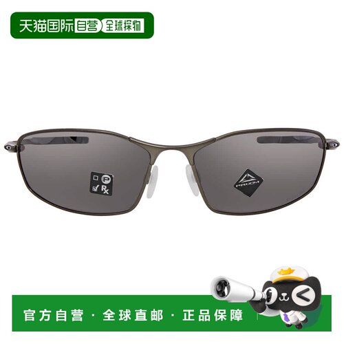 自营Oakley Whisker Prizm Black Rectangular Men's Sunglasses