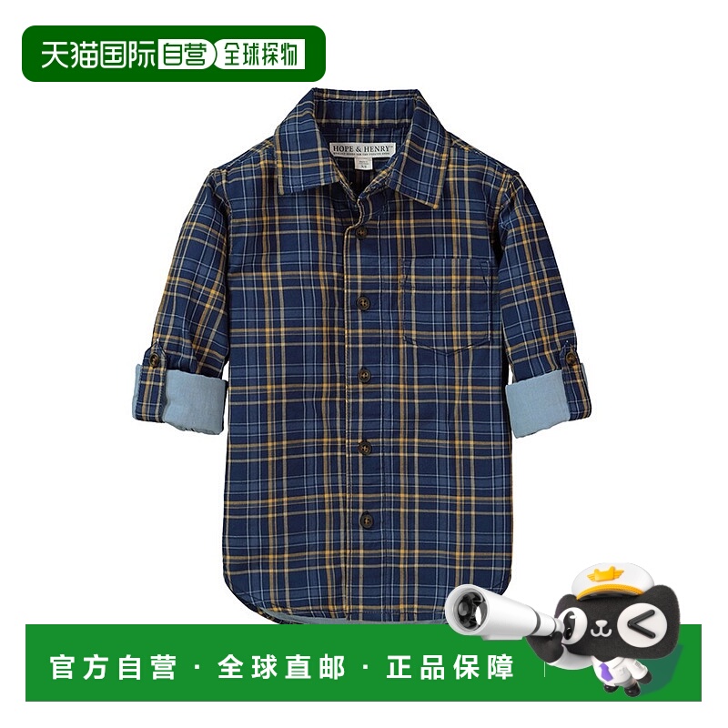 自营Hope & Henry Shirt - blue 美国奥莱直发