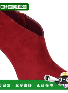 自营Journee Collection Demmi Boots Women's Red Pointed Toe B