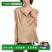Camuto brown Hammered Cowl 自营Vince Tank Satin Neck 美国