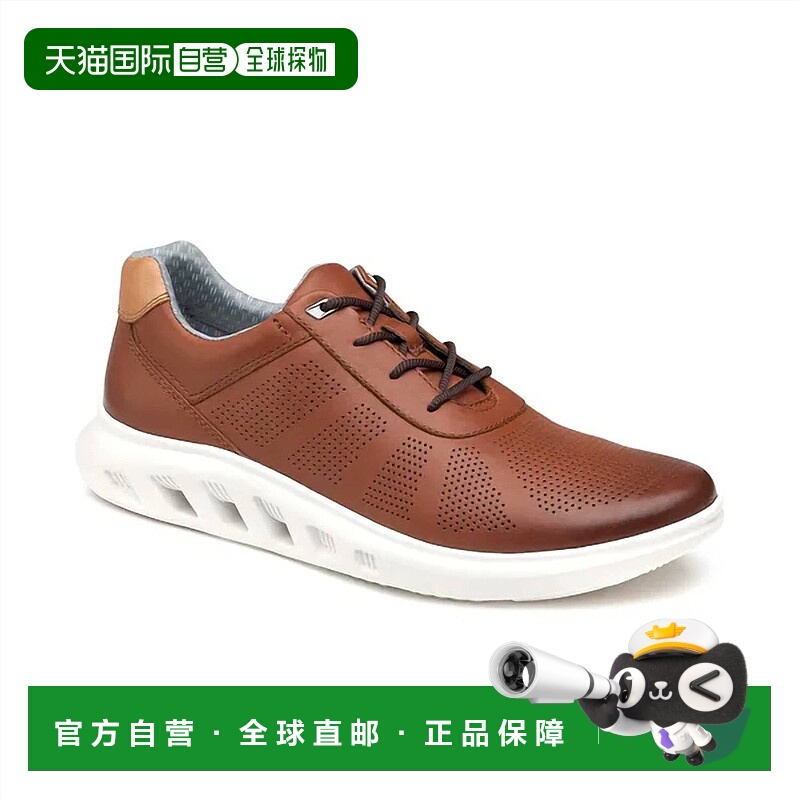 自营johnston & murphyMen's Activate U-Throat Sneaker In Tan