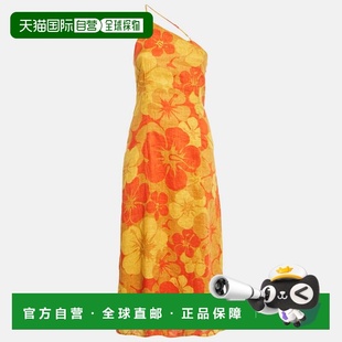 自营Faithfull The Brand Yellow/orange Floral Print Linen Sok