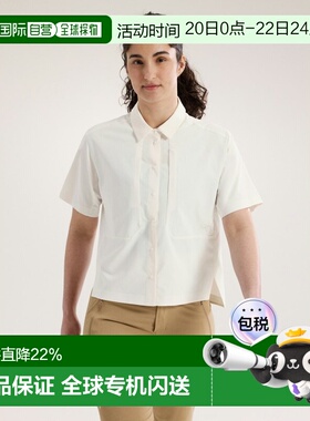 Arc'teryx始祖鸟Sima Shirt女款防晒透气户外短袖衬衫