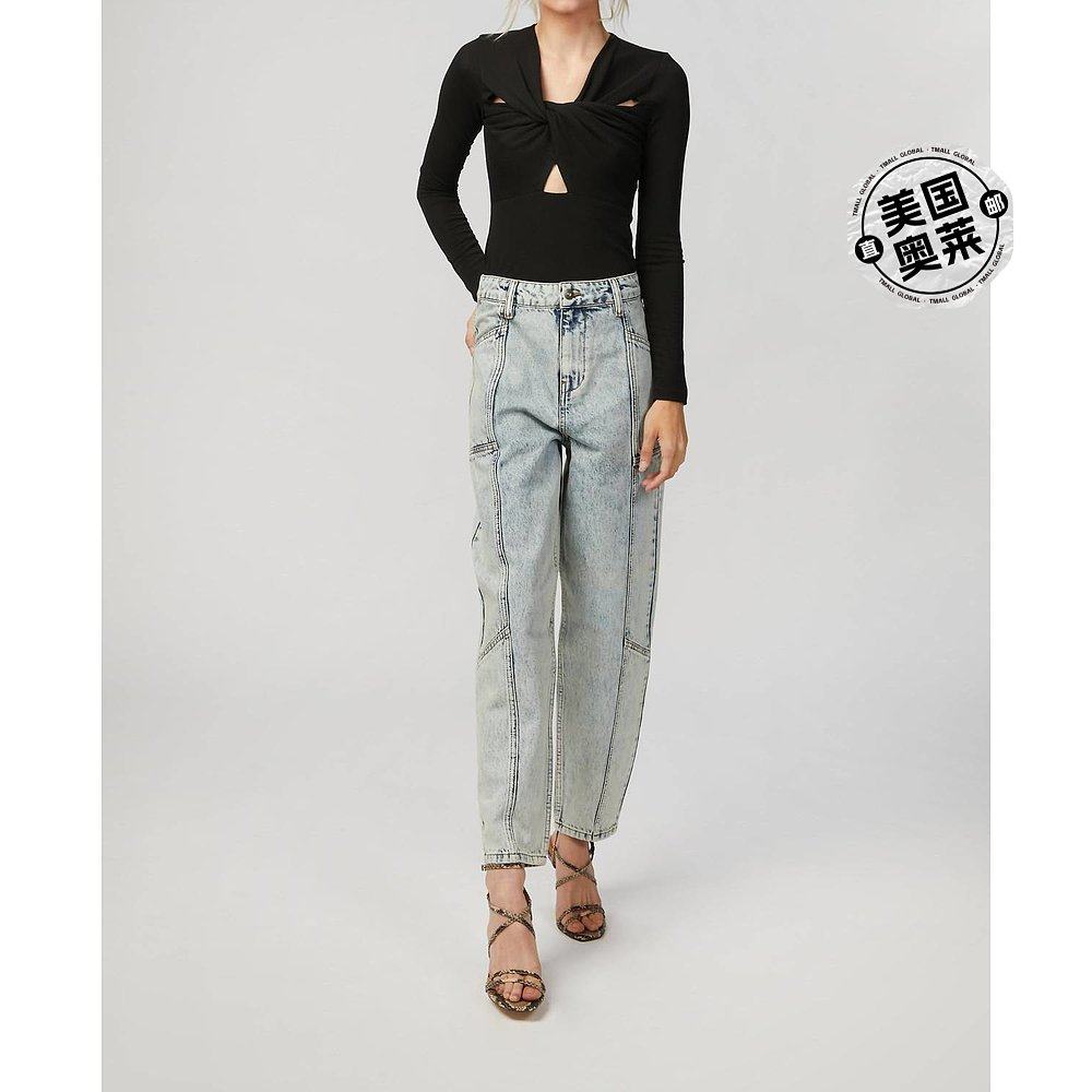 in the mood for lovelara croft 水洗蓝色牛仔裤 水洗蓝色 【美