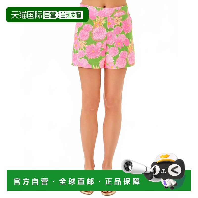 自营lilly pulitzerAlista Stretch Short In Multi Seaside Gard