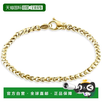 自营 pompeii3男式 14k 金（15 克）或铂金（24 克）5 毫米链式手