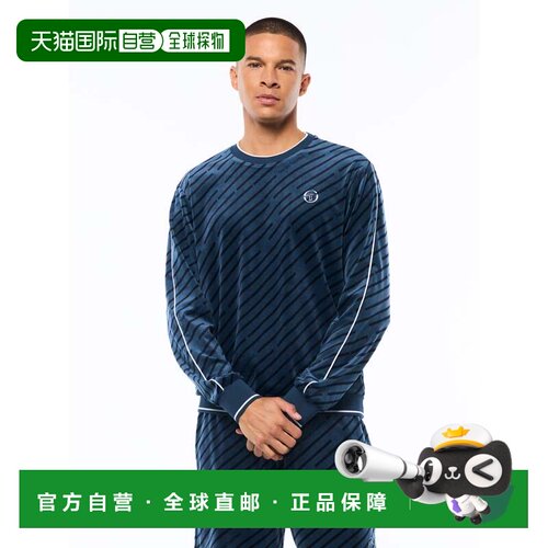 自营sergio tacchiniObliquo Velour Crewneck - key largo 美国