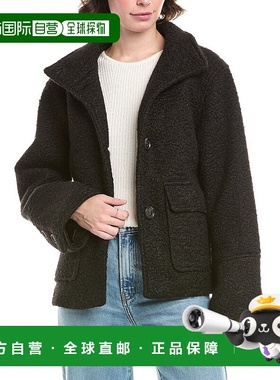 自营 Sam Edelman立领夹克-黑色 美国奥莱直发