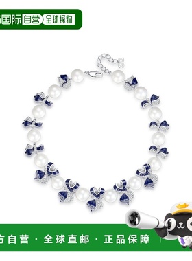 自营 classicharms蓝色珐琅蝴蝶项链 - 蓝色 美国奥莱直发