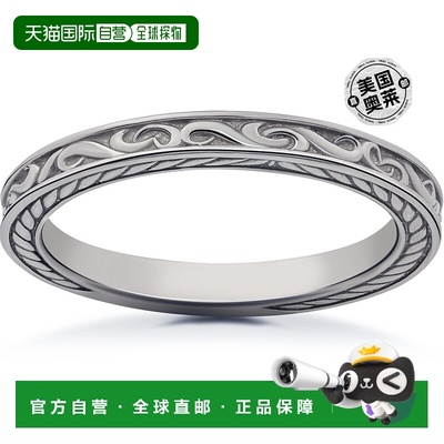 自营 pompeii3复古卷轴索菲亚结婚戒指 - 14k 白金 美国奥莱直发