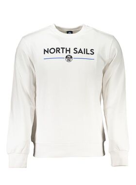自营North Sails Cotton Mens Men's Sweatshirt - white 美国奥