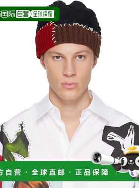 1h可退 香港直邮潮奢 Marni 玛尼 男士 黑色 Wool Mixed Knit 毛