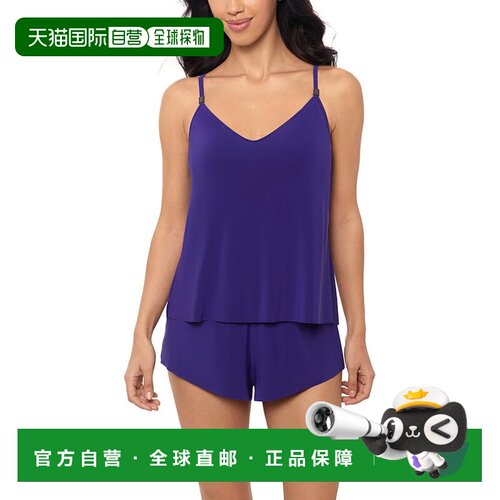 自营Magicsuit Solids Mila One-Piece - purple 美国奥莱直发