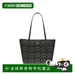 女士牛皮拉链单肩包4455IMAA8中号正品 香港直邮COACH蔻驰新款 品牌