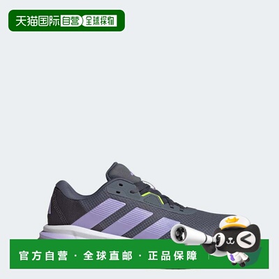 自营女款adidas Galaxy 7跑步鞋-onix/glow紫色/aurora onix 美国