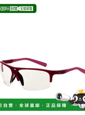 自营Nike Men's 69 mm Red Sunglasses - magenta 美国奥莱直发