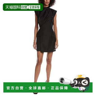 Silk Trim black Lang 美 Dress Cowl Blazer 自营Helmut Wool