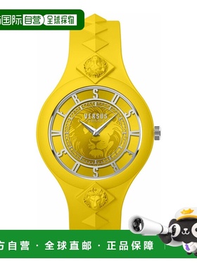 自营 versus versaceFire Island 铆钉表带腕表 - 黄色/黄色/黄色