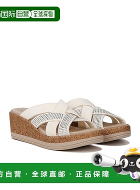 【美国直邮】bzees 女士 凉鞋进口超轻坡跟尖头足弓楔形鞋