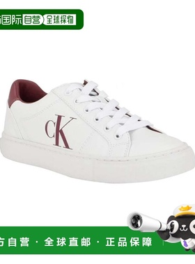 自营Calvin Klein Celbi Sneaker Womens White Faux Leather Lif