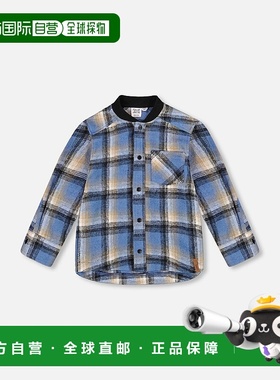自营deux par deuxLong Sleeve Brushed Plaid Button Down Shirt