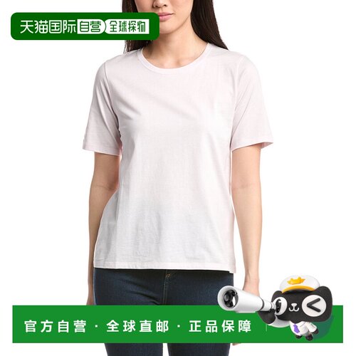 自营EILEEN FISHER Round Neck T-Shirt - pink 美国奥莱直发