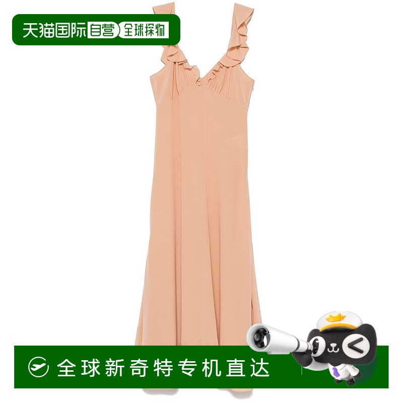 1h可退 香港直邮潮奢 Chloe 蔻依 女士 双绉长款连衣裙 CH25SRO29