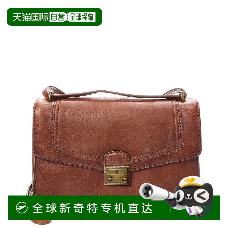 自营 Frye Alex Flap Leather Shoulder Bag - brown 【美国奥莱