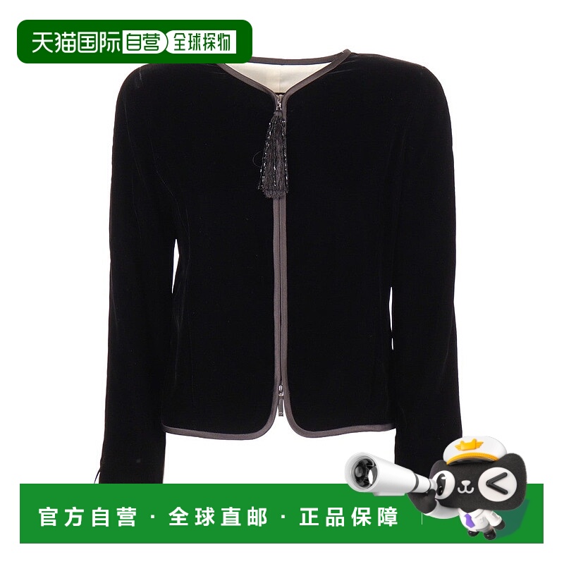 自营emporio armaniSingle-Breasted Tailored Blazer With Notch