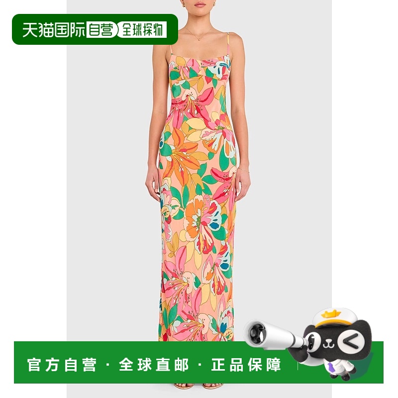 自营amanda uprichard一月 Maxi Dress In Botanica - 植物 美国