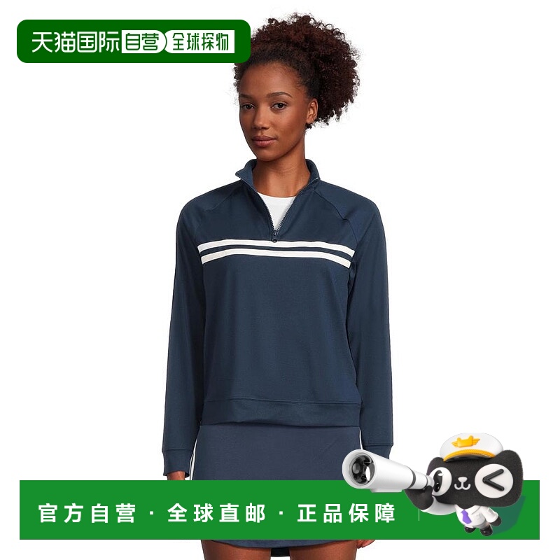 1h可退 【美国直邮】barefoot dreams 女士 毛衣针织拉链条纹