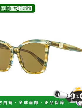 自营Longchamp Women's Square Cat Eye Sunglasses LO742SN 211