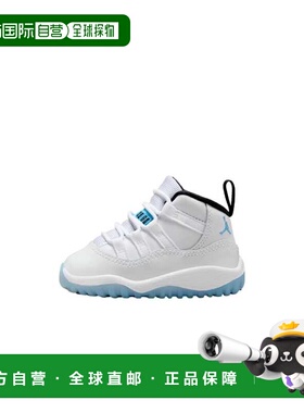 自营Nike Jordan 11 Retro白色/传奇蓝-黑色378040-104幼儿-白色