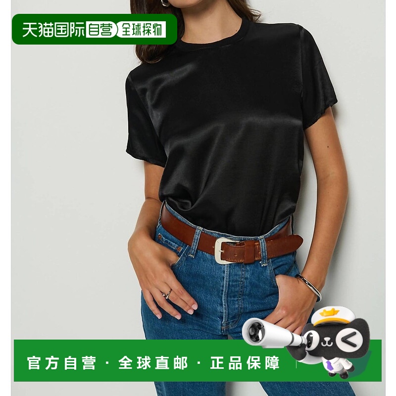自营nation ltdMarie Boxy Crop Top In Black - black 美国奥莱