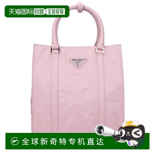 Women 直发 Prada 美国奥莱 自营 pink Leather Handbag