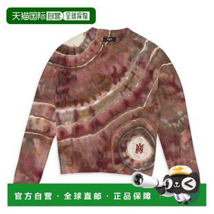 自营amiriClay Ma Tie Dye Cashmere Crewneck Sweatshirt - mult