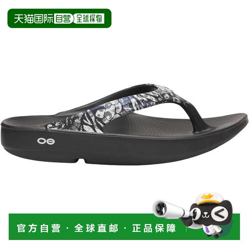 自营OOFOS OOlala Limited Combo Camo 1403-COMCAM女士-黑色 美