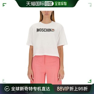 女士 moschino T恤纯棉上衣 美国直邮 上装