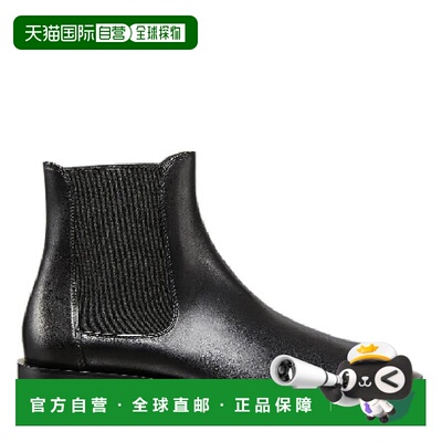 自营Stuart Weitzman桑德拉光滑切尔西靴-黑色 美国奥莱直发