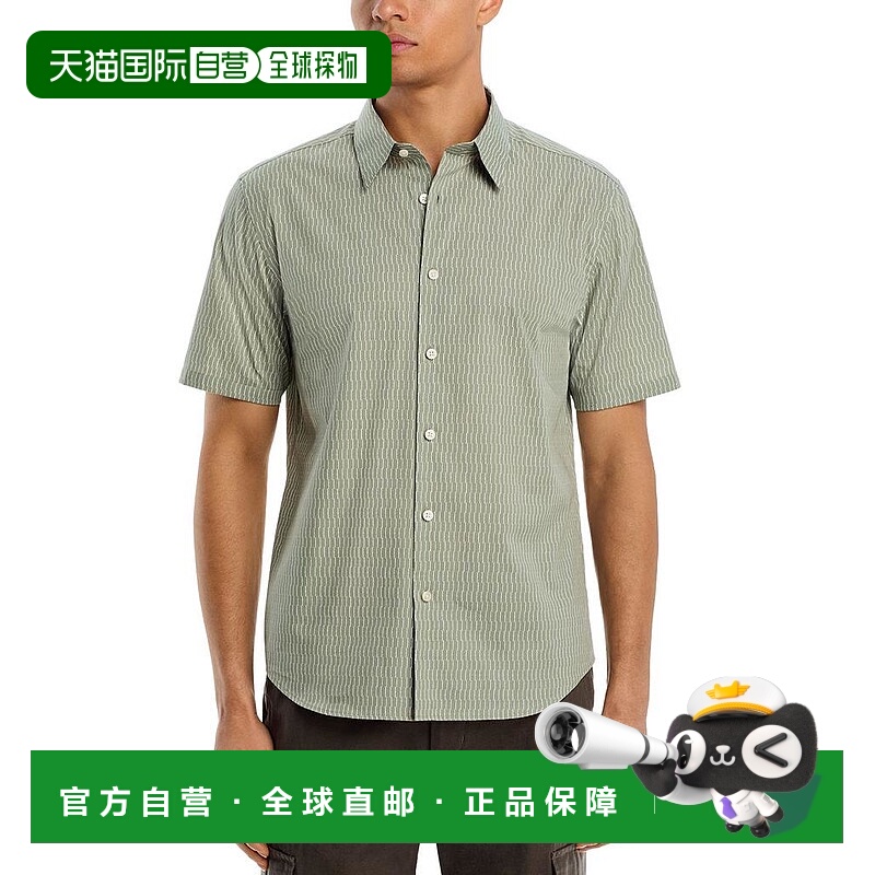 1h可退 【美国直邮】theory 男士 衬衫短袖