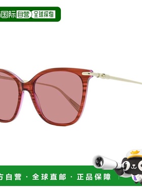 自营Longchamp Women's Rounded Square Sunglasses LO757S 607 S