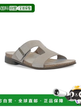 自营 Munro Jody Slide女式6.5号合金牛磨砂革凉鞋KHD529-灰色 美