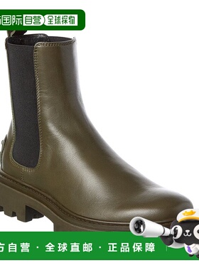 自营 tod'sTOD皮靴-绿色 美国奥莱直发厚底鞋女靴