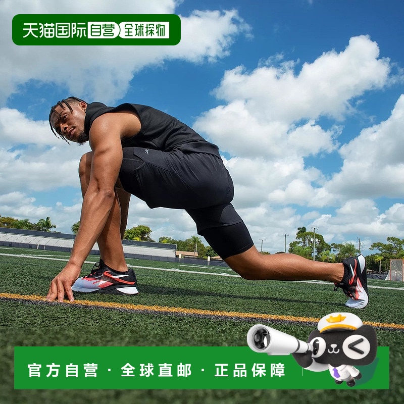 自营 reebokNano X4训练鞋-黑色/ftwr白色/橙色闪光 美国奥莱直发