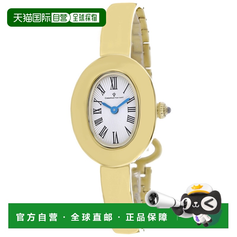 自营Christian Van Sant女式Anora银色表盘手表-银色 美国奥莱直