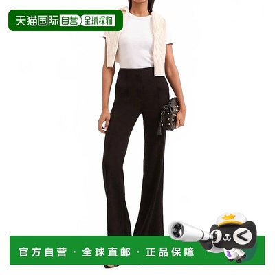 自营veronica beardKomi Stretch-Linen Wide-Leg Pant In Black