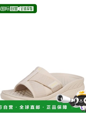 自营Vionic Rebound Recovery Slides Cream White Fabric  I8727