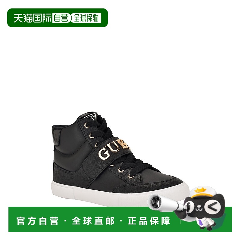 自营guessMizzly Logo High-Top Sneakers - black 美国奥莱直发