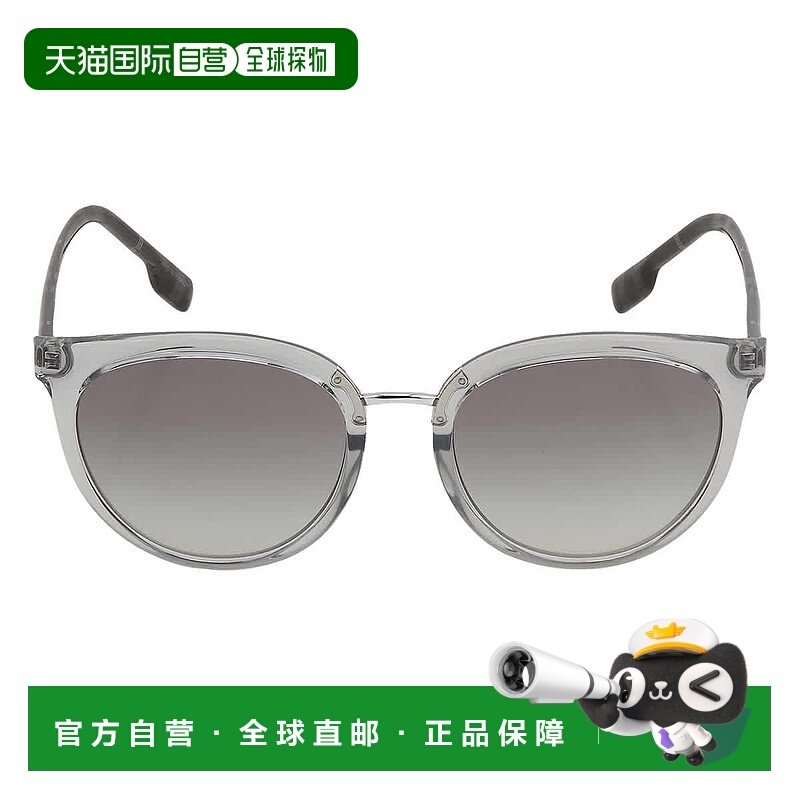 自营Burberry Willow Gray Gradient Phantos Ladies Sunglasses