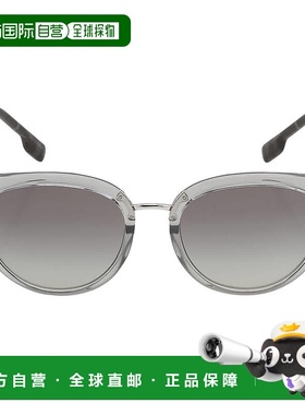 自营Burberry Willow Gray Gradient Phantos Ladies Sunglasses